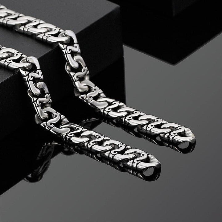 Kalen Hip-hop Simple Lock Chain Titanium Street Couple Fashion Trend Necklace For Men Jewelry Party.