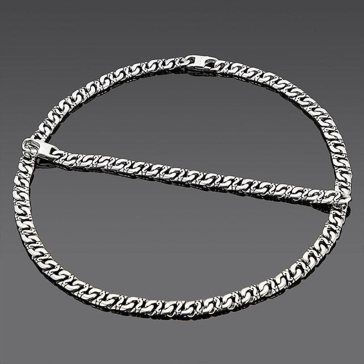 Kalen Hip-hop Simple Lock Chain Titanium Street Couple Fashion Trend Necklace For Men Jewelry Party.