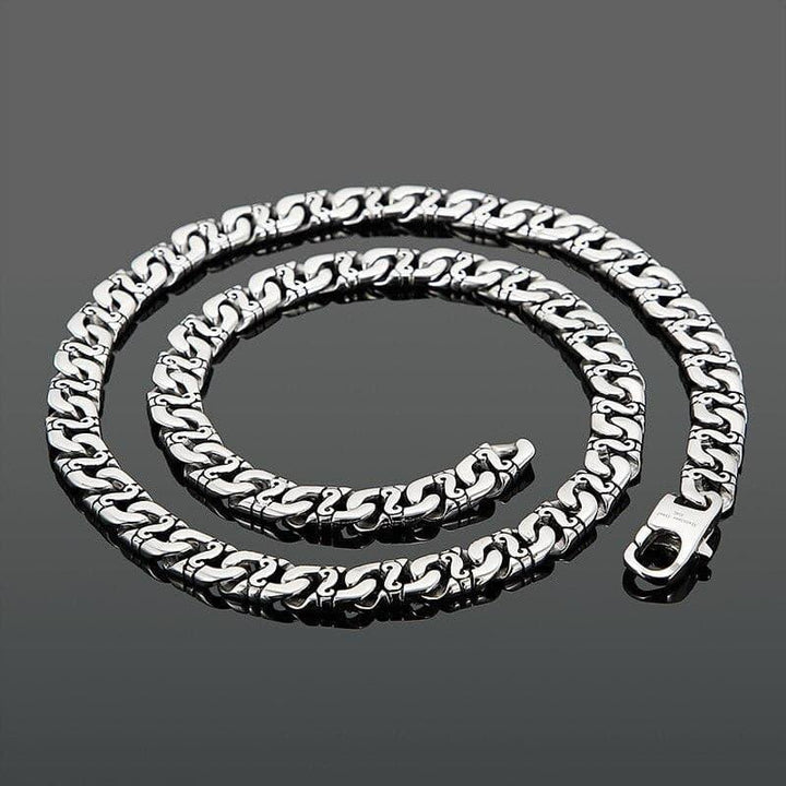 Kalen Hip-hop Simple Lock Chain Titanium Street Couple Fashion Trend Necklace For Men Jewelry Party.