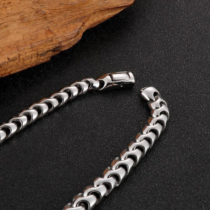 KALEN 9mm Small Polished Unique Cuban Chain Necklace Men Women Stainless Steel 316L Shiny Choker Sweater Chains Jewelry.