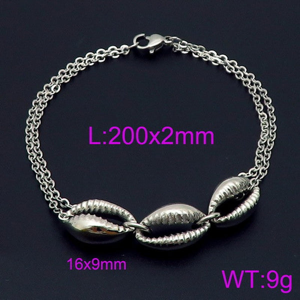 Kalen Stainless Steel Charm Chain Bracelet Wholesale for Women