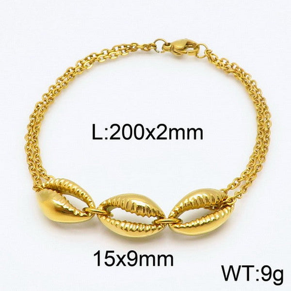 Kalen Stainless Steel Charm Chain Bracelet Wholesale for Women