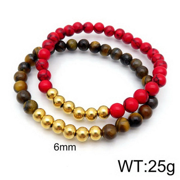 Kalen 6mm Stainless Steel Bead Chain Bracelet Wholesale