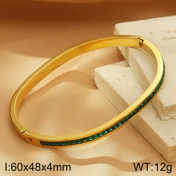 Kalen Stainless Steel Zircon Bracelet Bangle Wholesale for Women