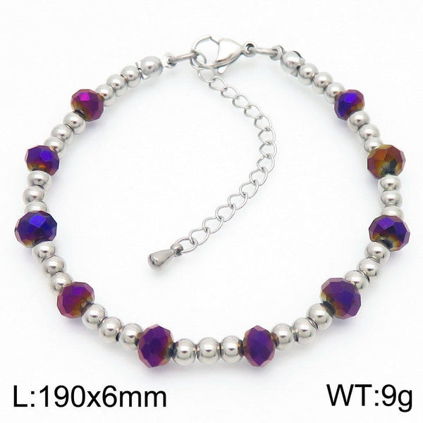 Kalen 6mm Stainless Steel Bead Chain Bracelet Wholesale