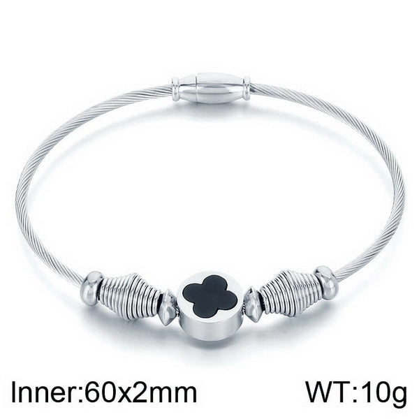 Kalen Stainless Steel Charm Bracelet Bangle Wholesale for Women