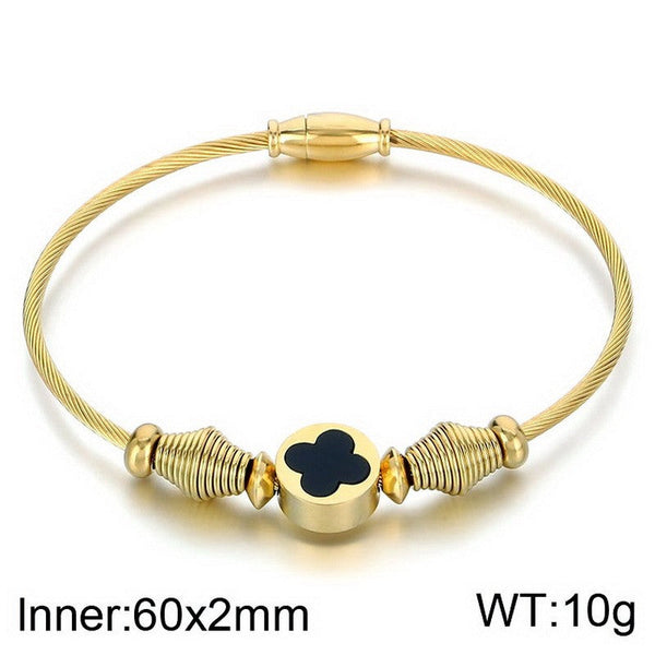 Kalen Stainless Steel Charm Bracelet Bangle Wholesale for Women