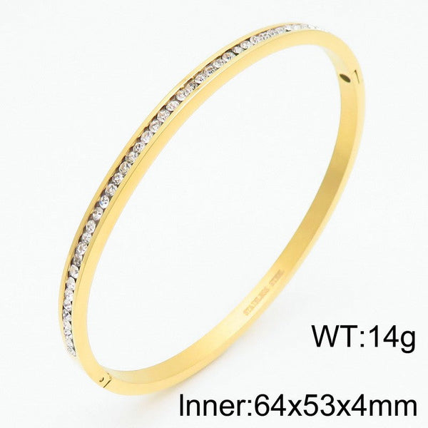 Kalen Stainless Steel Zircon Bracelet Bangle Wholesale for Women