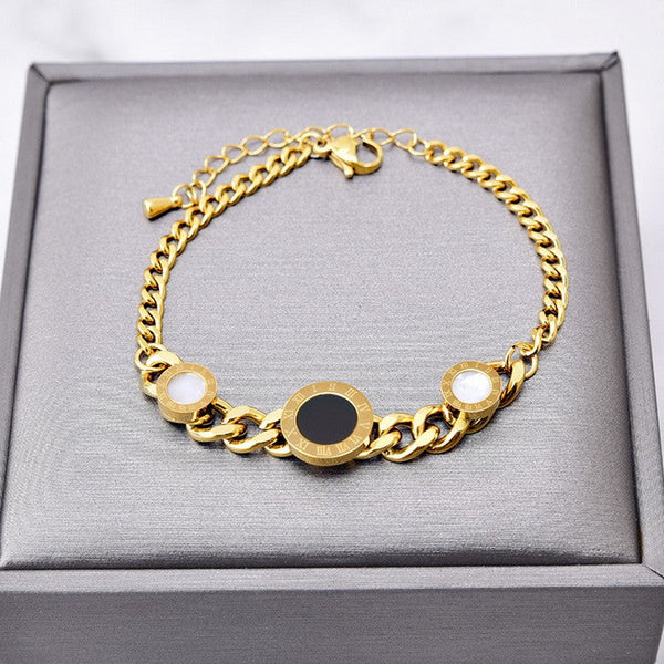 Kalen Stainless Steel Chain Charm Bracelet Wholesale for Women