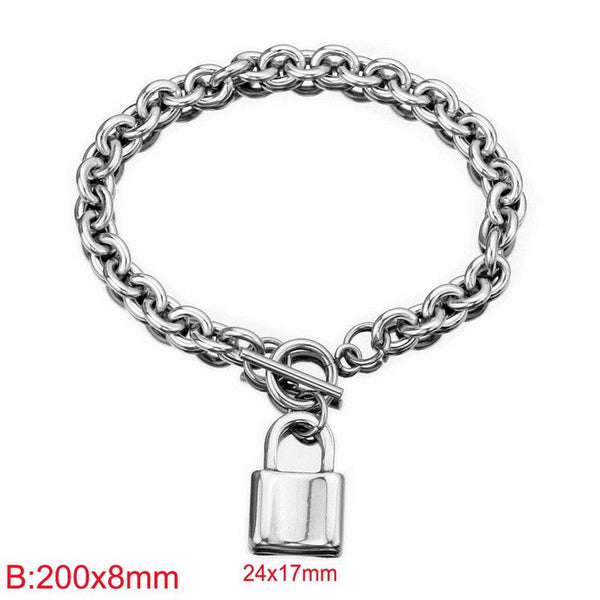 Kalen Stainless Steel Chain Charm Bracelet Wholesale for Women