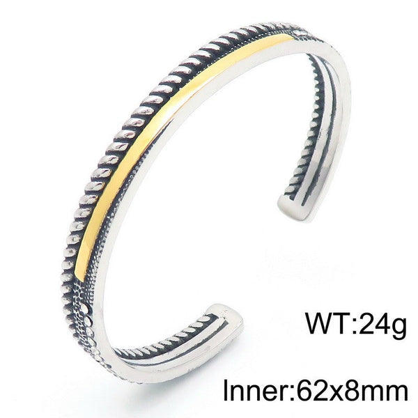 Kalen Stainless Steel Cuff Bracelet Bangle Wholesale