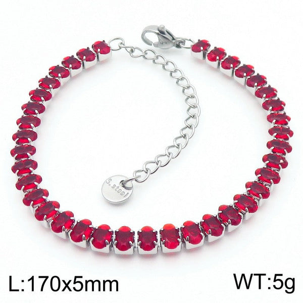 Kalen 5mm Zircon Tenis Chain Bracelet Wholesale for Women