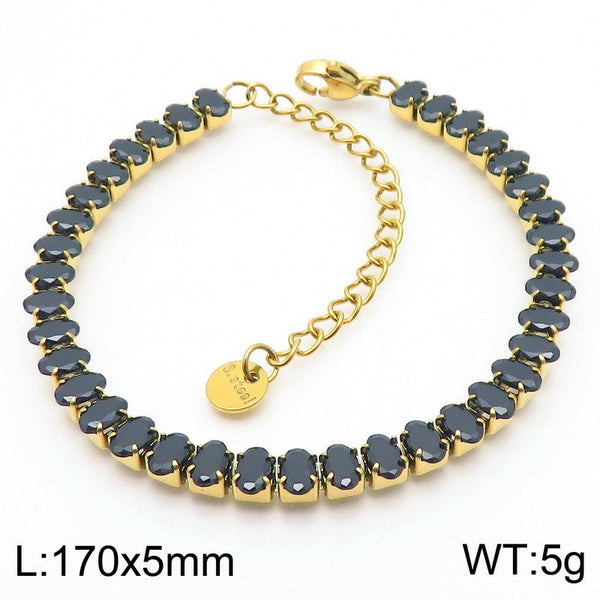 Kalen 5mm Zircon Tenis Chain Bracelet Wholesale for Women