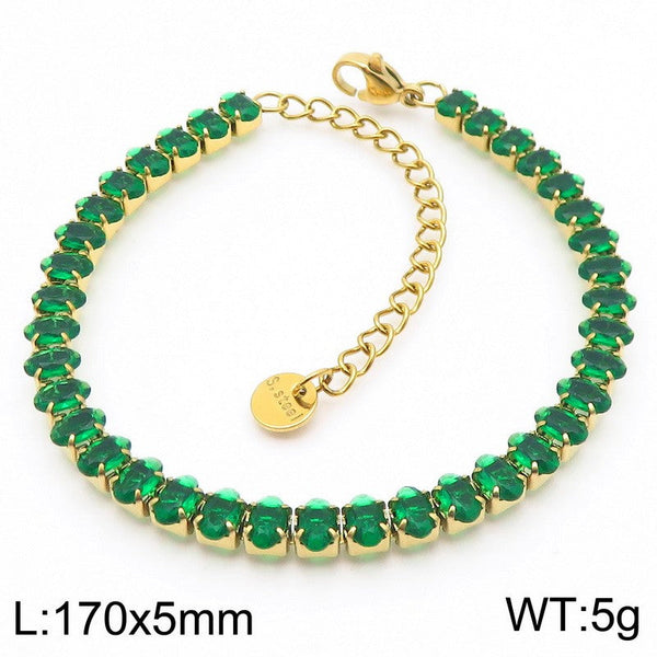 Kalen 5mm Zircon Tenis Chain Bracelet Wholesale for Women