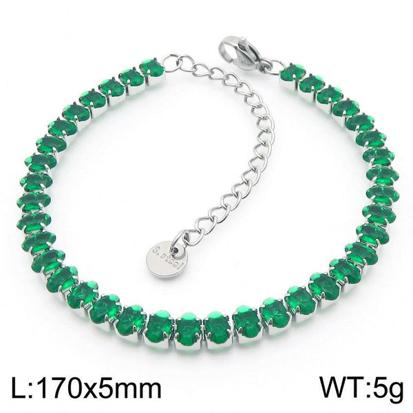 Kalen 5mm Zircon Tenis Chain Bracelet Wholesale for Women