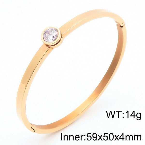 Kalen Zircon Bangle Bracelet for Women Wholesale