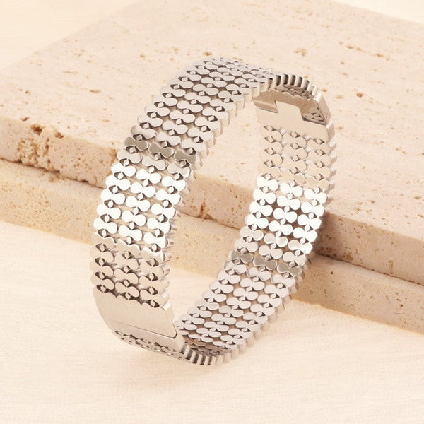 Kalen Stainless Steel Bangle Bracelet for Women