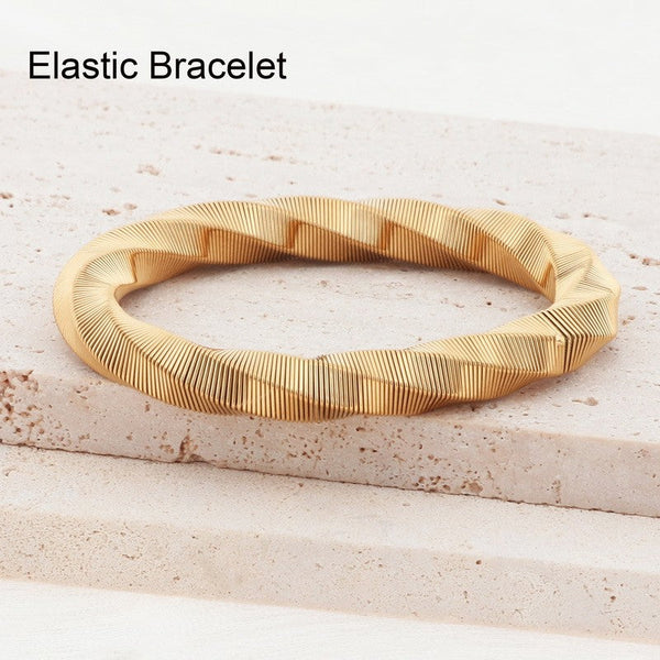 Kalen Stainless Steel Adjustable Bracelet Bangle for Women