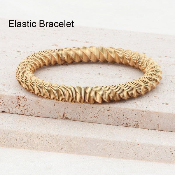Kalen Stainless Steel Adjustable Bracelet Bangle for Women