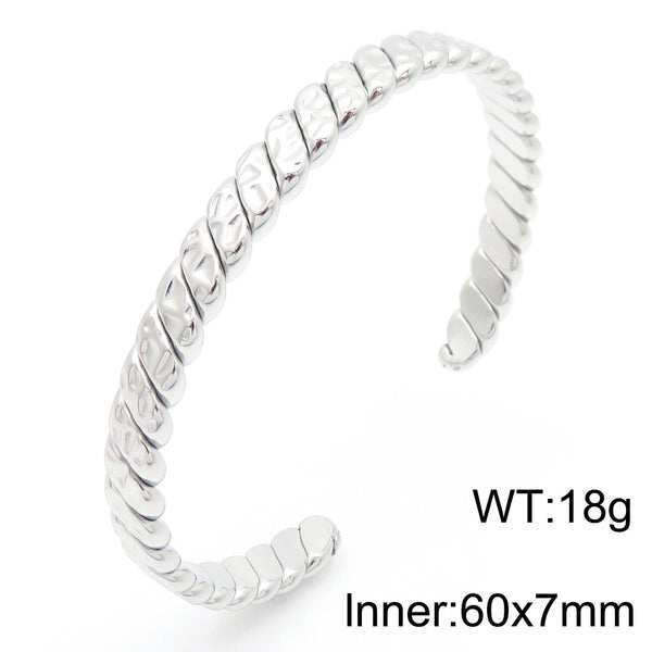 Kalen Stainless Steel Cuff Bracelet for Men