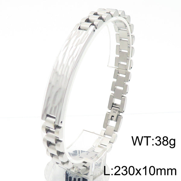 Kalen Stainless Steel Watch Chain ID Bracelet for Men
