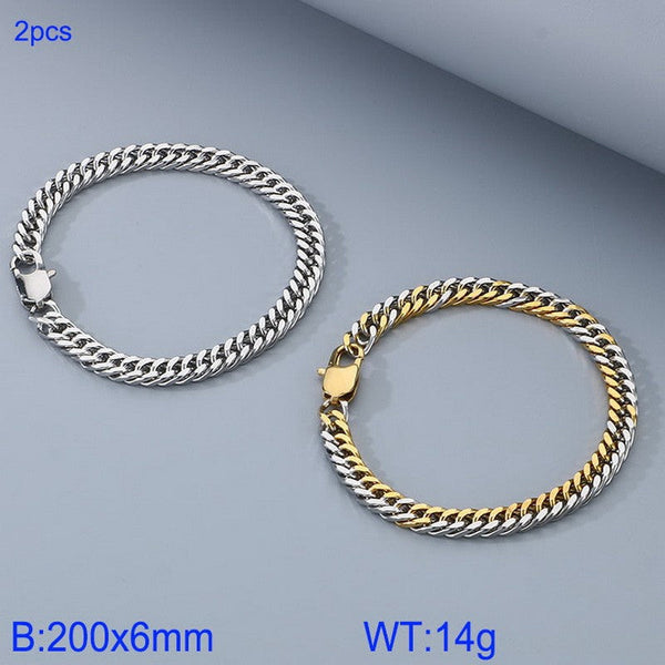 Kalen 6mm Cuban Chain Bracelet Wholesale