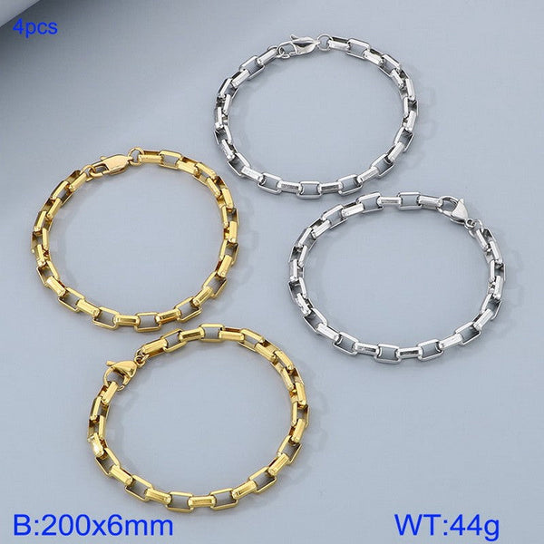 Kalen Box Link Chain Bracelet Wholesale