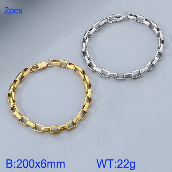 Kalen Box Link Chain Bracelet Wholesale