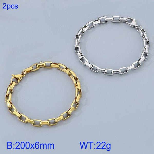 Kalen Box Link Chain Bracelet Wholesale