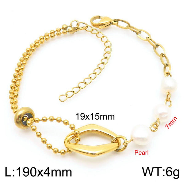 Kalen Pearl Charm Bracelet for Women