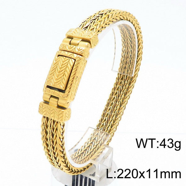 Kalen Foxtail Chain Bracelet for Men Wholesale