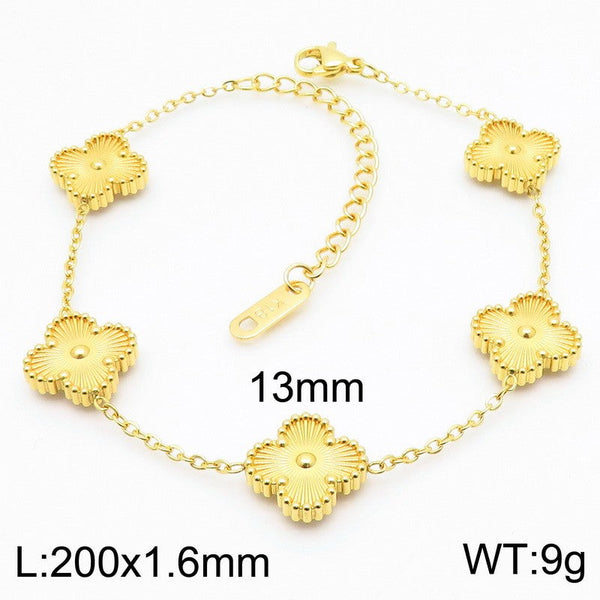 Kalen Flower Pearl Charm Bracelet for Women Wholesale