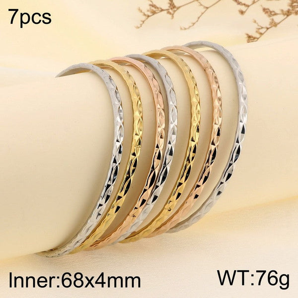 Kalen Dubai Wedding 7 Set Of Bangle Stacking Bangle For Women