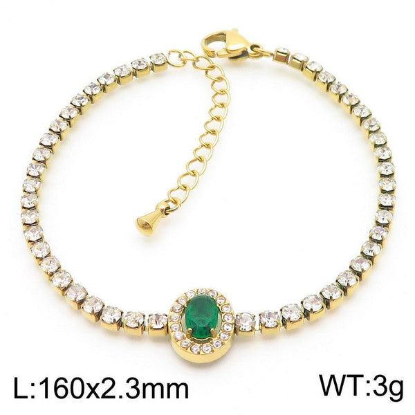 Kalen Zircon Tennis Chain Bracelet  for Women Wholesale