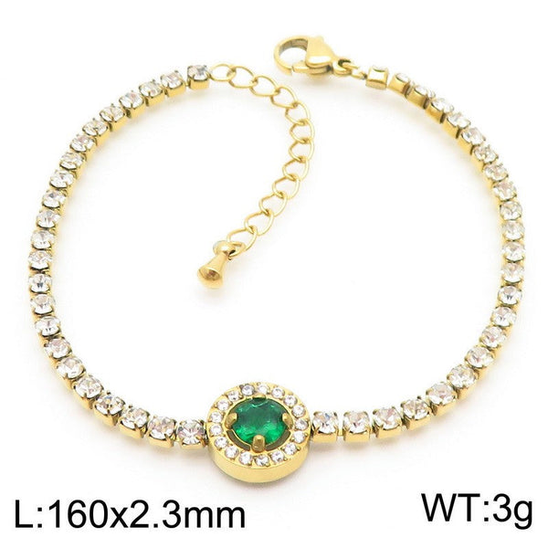 Kalen Zircon Tennis Chain Bracelet  for Women Wholesale