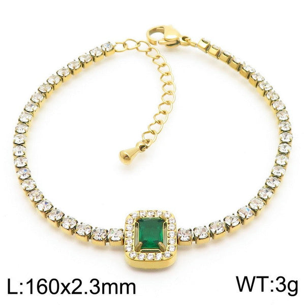 Kalen Zircon Tennis Chain Bracelet  for Women Wholesale