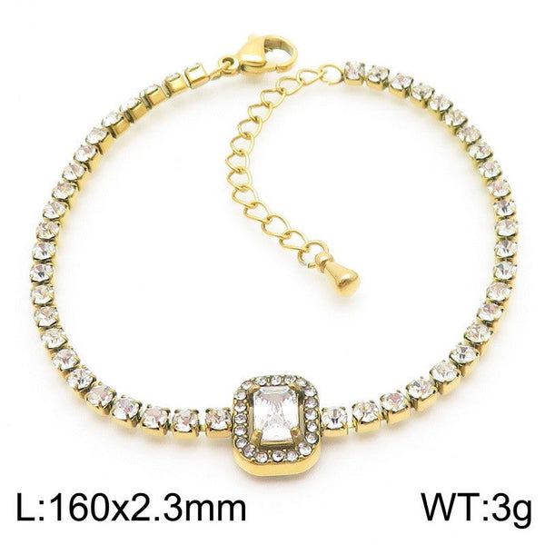 Kalen Zircon Tennis Chain Bracelet  for Women Wholesale