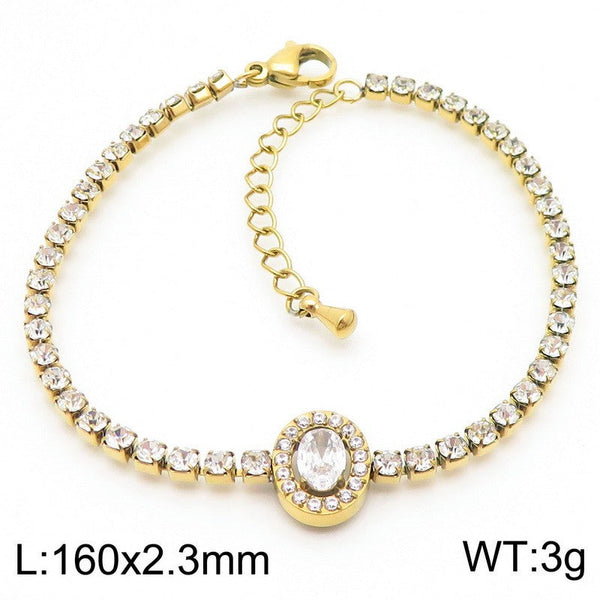 Kalen Zircon Tennis Chain Bracelet  for Women Wholesale