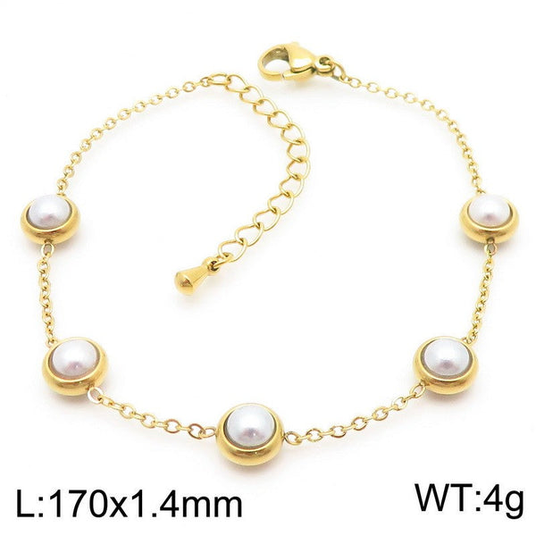 Kalen Pearl Chain Bracelet for Women Wholesale