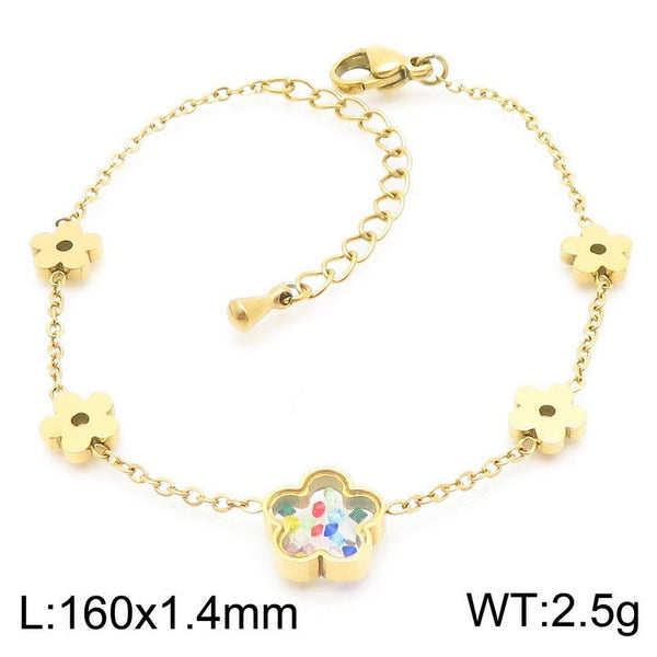 Kalen Flower Chain Bracelet for Women Wholesale