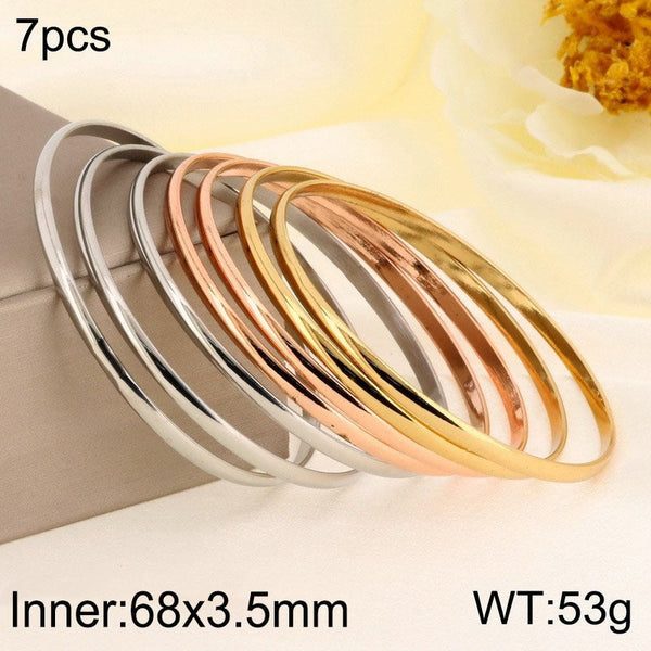 Kalen 7 Set Of Bangle Stacking Bangle