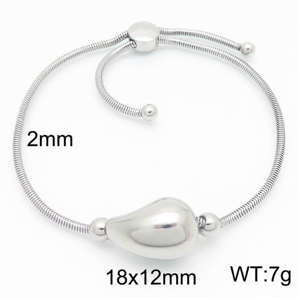 Kalen Stainless Steel Ball Charm Bracelet