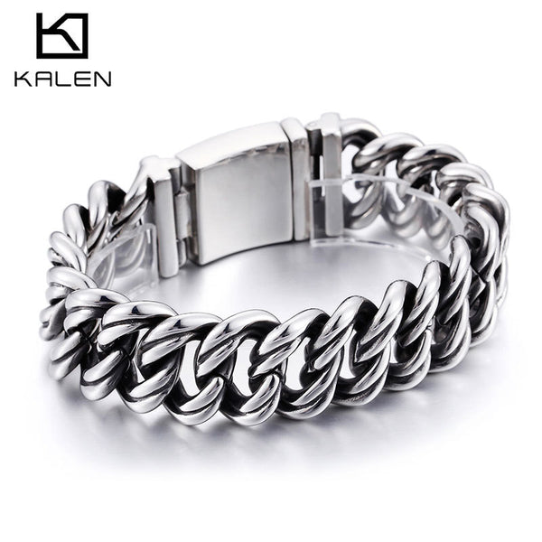 Fashion Trend Rough Domineering Titanium Steel Bracelets