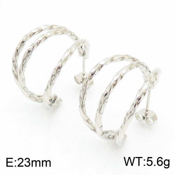 Kalen Stainless Steel Stud Earrings for Women Wholesale