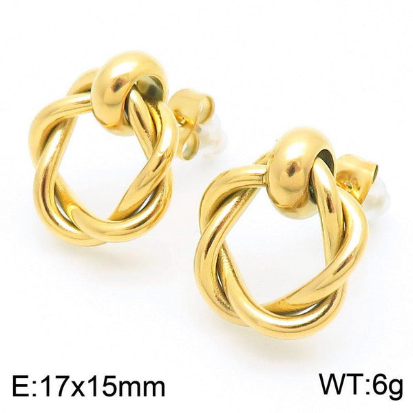 Kalen Stainless Steel Stud Earrings Wholesale for Women