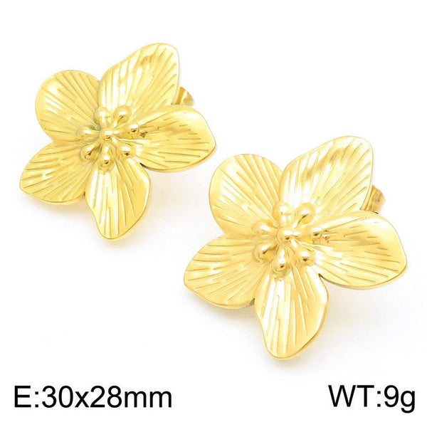 Kalen Flower Stud Earrings Wholesale for Women