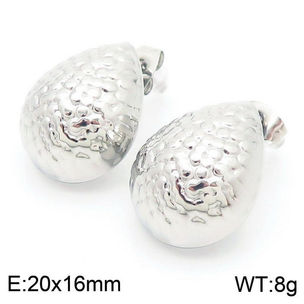 Kalen Waterdrop Chunky Stud Earrings Wholesale for Women