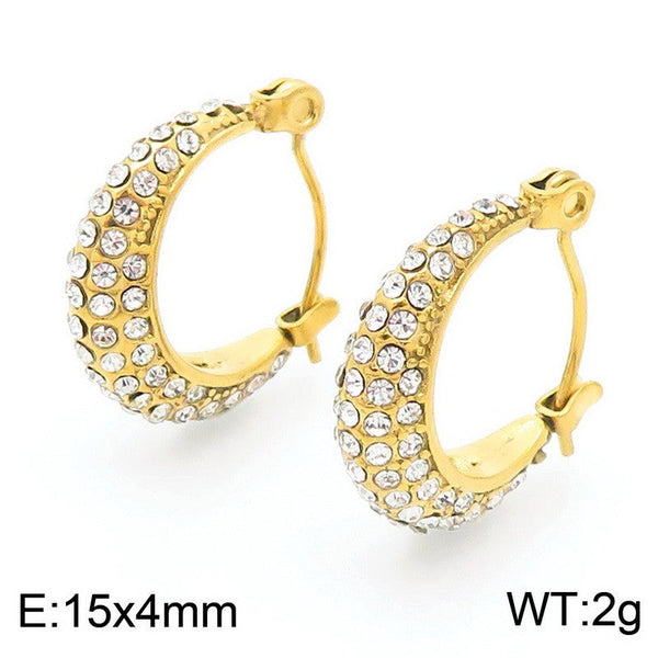 Kalen Chunky Hoop Earrings Wholesale for Women