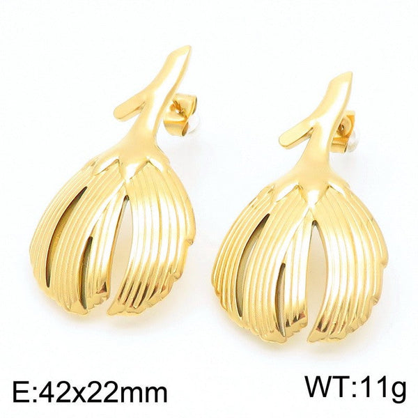 Kalen Stainless Steel Stud Earrings for Women Wholesale