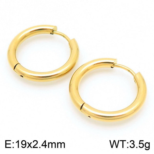 Kalen Stainless Steel Hoop Earrings for Women Wholesale